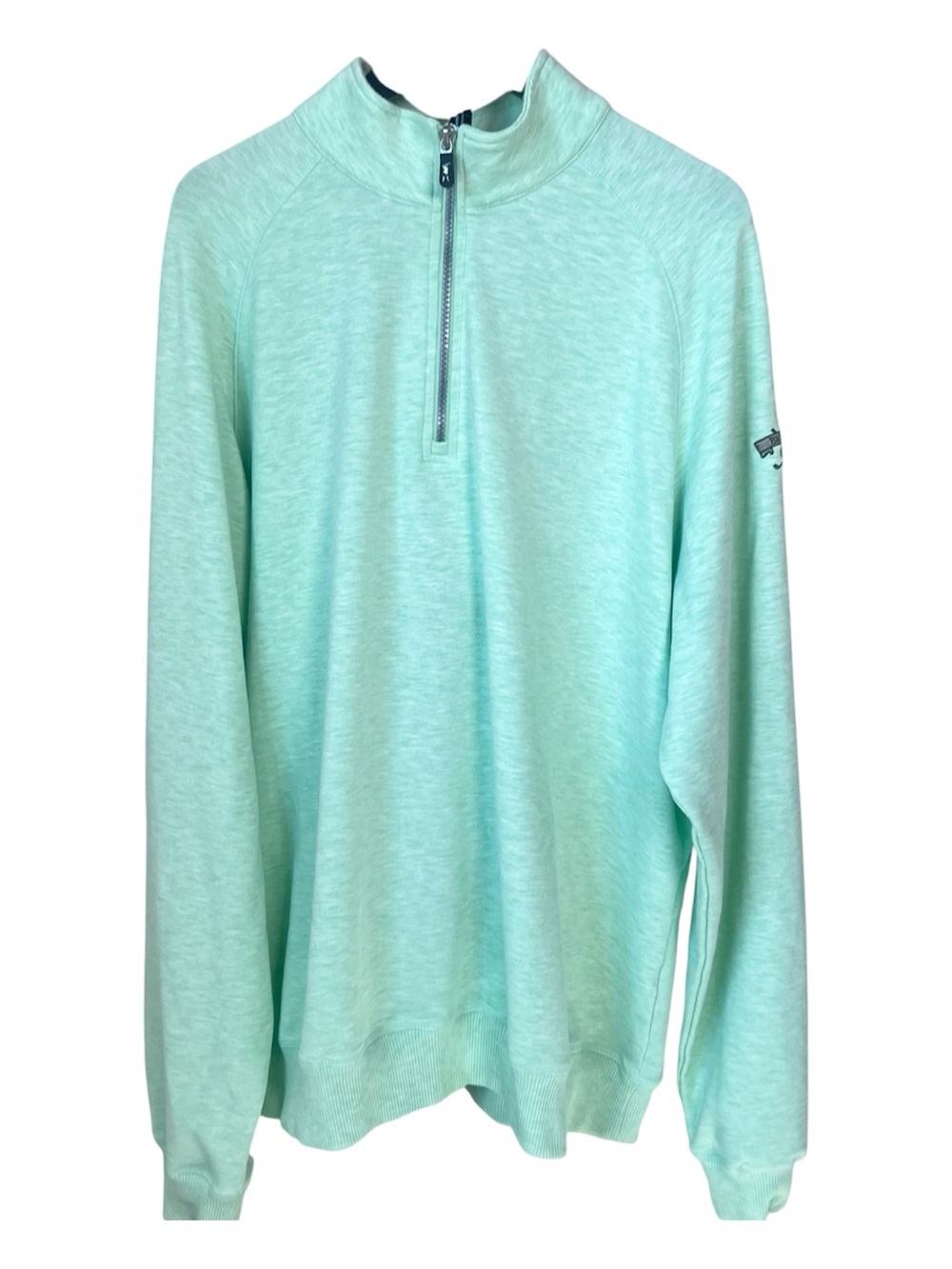 Fairway & Greene Tech 1/4 Zip Pullover Shirt Men's XL Green Golf Performance